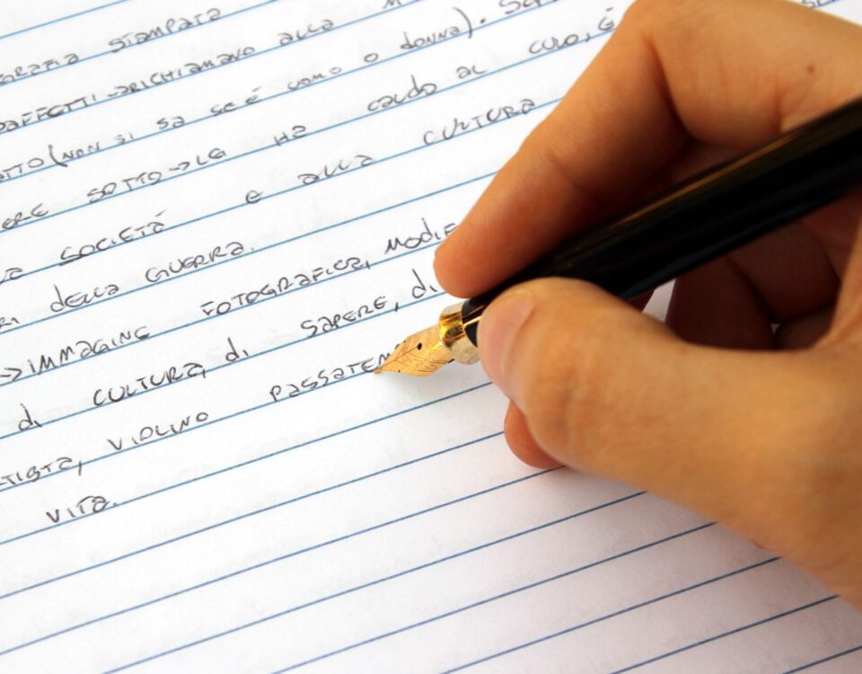 scrittura come interazione tra mente e corpo